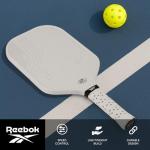 Reebok Pro Geo Elongated Pickleball Paddle, White