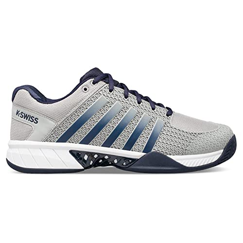 K-Swiss Men's Pickleball Shoe, Highrise/Navy, Size 9.5