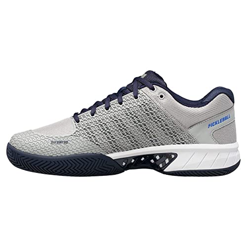 K-Swiss Men's Pickleball Shoe, Highrise/Navy, Size 9.5