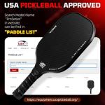 BAGAIL Pickleball Rackets Set with 4 Balls