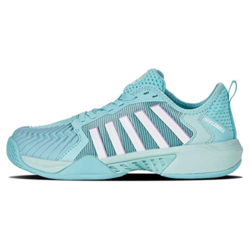 K-Swiss Women's Supreme Pickleball Shoe: Angel Blue/Lilac/White