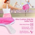 Pink Composite Pickleball Paddle with Cover