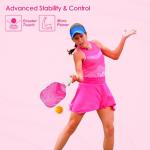 Pink Composite Pickleball Paddle with Cover