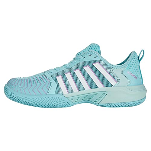 K-Swiss Women's Supreme Pickleball Shoe: Angel Blue/Lilac/White