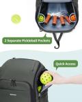 Waterproof Pickleball Bag with Shoe Compartment