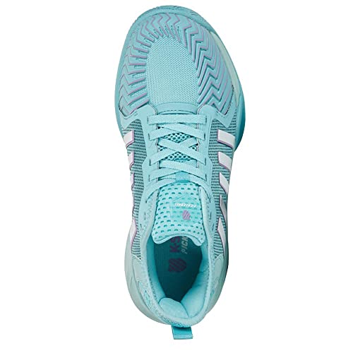K-Swiss Women's Supreme Pickleball Shoe: Angel Blue/Lilac/White