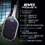 Selkirk SLK Evo Power XL Paddle - Purple