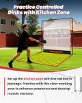 MerryMove Pickleball Training Net - Portable & Durable