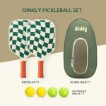 Dinkly Graphite Pickleball Paddle Set with Balls