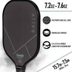 Franklin Sports Charcoal Pickleball Paddle for Adults