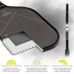 Franklin Sports Charcoal Pickleball Paddle for Adults