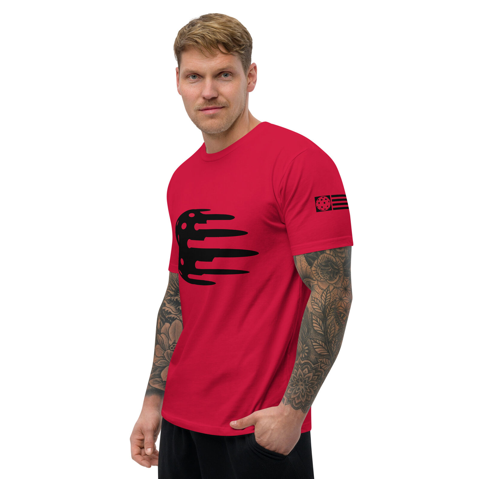 Pickleball Gear: Men's Fitted Next Level T-shirt