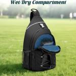 Ytonet Water-Resistant Pickleball Backpack with USB Port