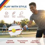 Brooklyn Pickleball Co. Carbon Fiber Paddle - White