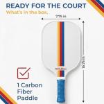 Brooklyn Pickleball Co. Carbon Fiber Paddle - White
