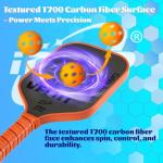 Lightweight Carbon Fiber Pickleball Paddle – USAPA Approved