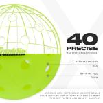 Franklin Sports Max Grit Pickleballs - 3 Pack