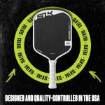 Selkirk Sport SLK ERA Power Pickleball Paddle | Carbon Fiber & Fiberglass Hybrid Face for Power, Spin & Control | Dynamic Fusion Core | Professional Pickleball Paddles | Elongated White
