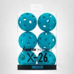Franklin Sports X-26 Indoor Pickleballs - 6 Pack
