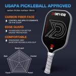 DGYGQ Lightweight Carbon Fiber Pickleball Paddle