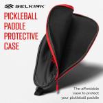 Selkirk Sport Premium Pickleball Paddle Cover - Black/Red