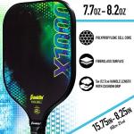 Franklin Sports X-1000 Pickleball Paddle - Lightweight Green