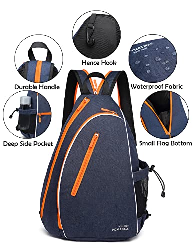 OUTPLORER Pickleball Bag: Adjustable Sling Crossbody Backpack