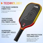 DGYGQ Raw Carbon Fiber Pickleball Paddles