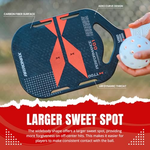 Arronax 16mm Carbon Fiber XT700 Pickleball Paddle