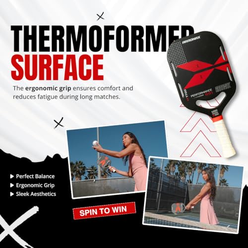 Arronax 16mm Carbon Fiber XT700 Pickleball Paddle