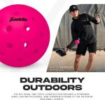 Franklin Sports X-40 Outdoor Pickleballs - USA Official