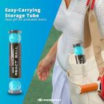 PIKKOFUN Silent Mini Pickleball Balls - 5 Pack