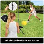 BGOJAB Pickleball Trainer for Solo or Partner Practice