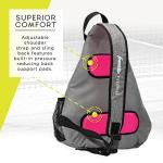 Franklin Sports Pink Pickleball Sling Bag