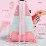 EdenRiver Women's Pickleball Backpack with Water Bottle