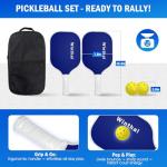 2-in-1 Pickleball Training Rebounder with Paddles