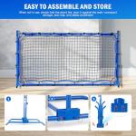 2-in-1 Pickleball Training Rebounder with Paddles