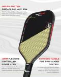 Nightblade Carbon Fiber Pickleball Paddle with Spin