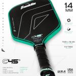 Franklin Sports PRO Pickleball Paddle - C45 Carbon Fiber
