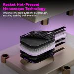 High-Performance Raw Carbon Fiber Pickleball Paddle