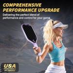 High-Performance Raw Carbon Fiber Pickleball Paddle