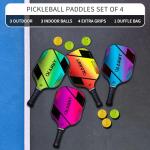 OLANNY Graphite Pickleball Paddle Set with Balls