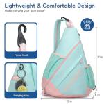 KAVIGOR Ultra-Light Convertible Pickleball Sling Bag