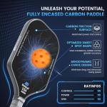 Pro-Level T700 Carbon Fiber Pickleball Paddle