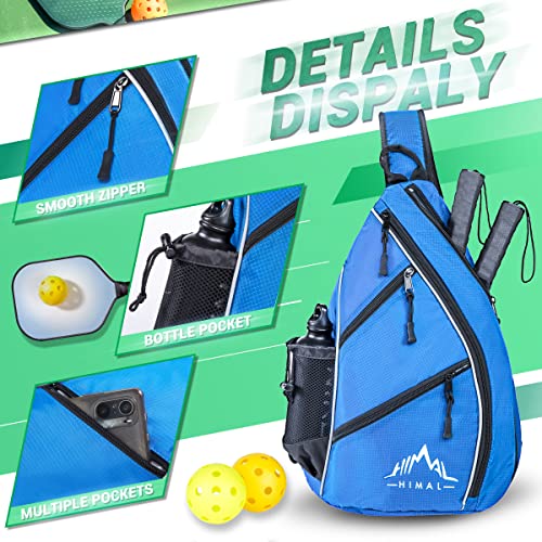 HIMAL Pickleball Bag - Adjustable Sling Backpack