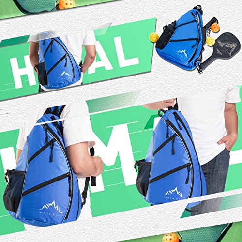 HIMAL Pickleball Bag - Adjustable Sling Backpack