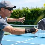 Fjalljós Pickleball Dink Train Wrist Brace - Black