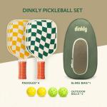 Set of 2 USAPA Approved Graphite Pickleball Paddles