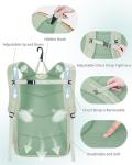 Mint Green Pickleball Backpack with Shoe Compartment
