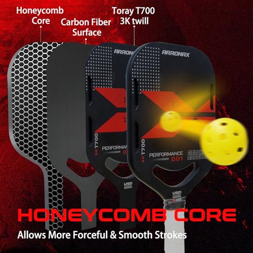Arronax Pickleball Paddles: Usapa Approved T700 Racket
